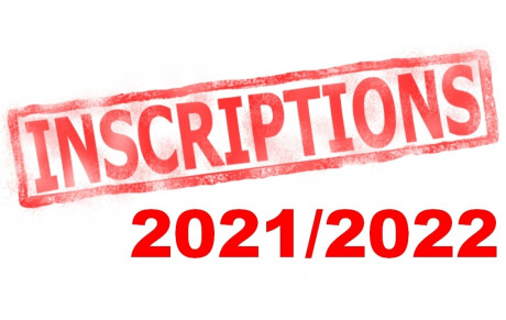 INSCRIPTIONS 2021/2022